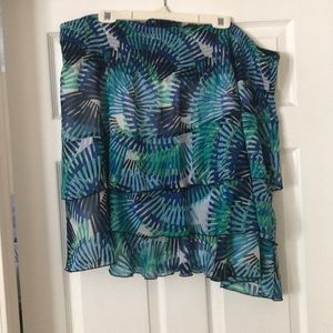 Flirty multilayered skirt